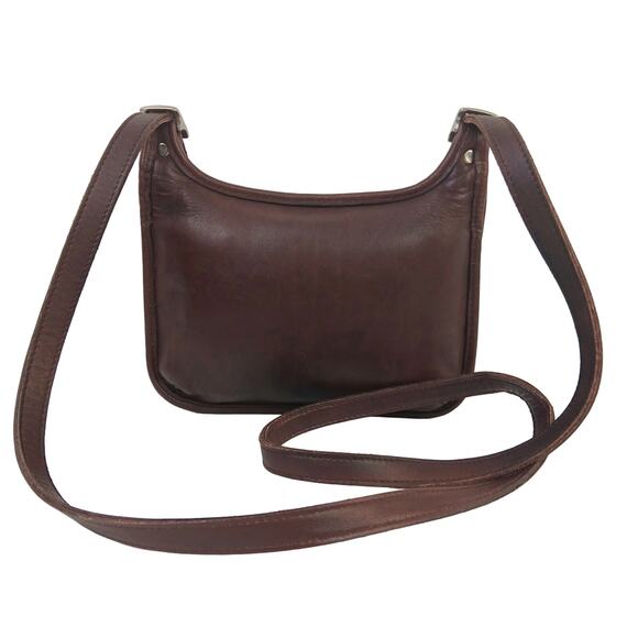 Coach Vintage Mini Flap Over Brown Leather Crossbody Purse Creed D0D-9142 - Picture 4 of 7